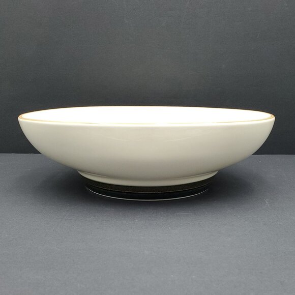 Pfaltzgraff Canyon Ridge Oval Serving Bowl Tan Pedestal Vegetable Serving Bowl - Picture 1 of 8